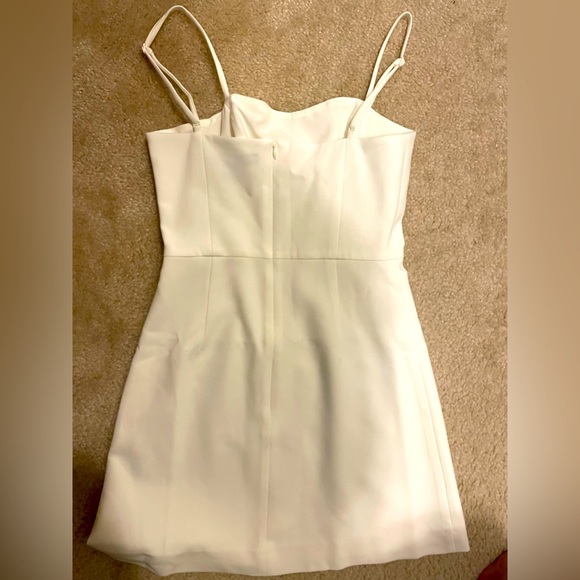 Bright White French Connection Dress - Picture 3 of 4